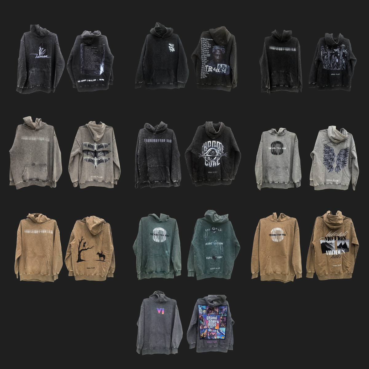 WASHED TREND$ËTTER HOODIES