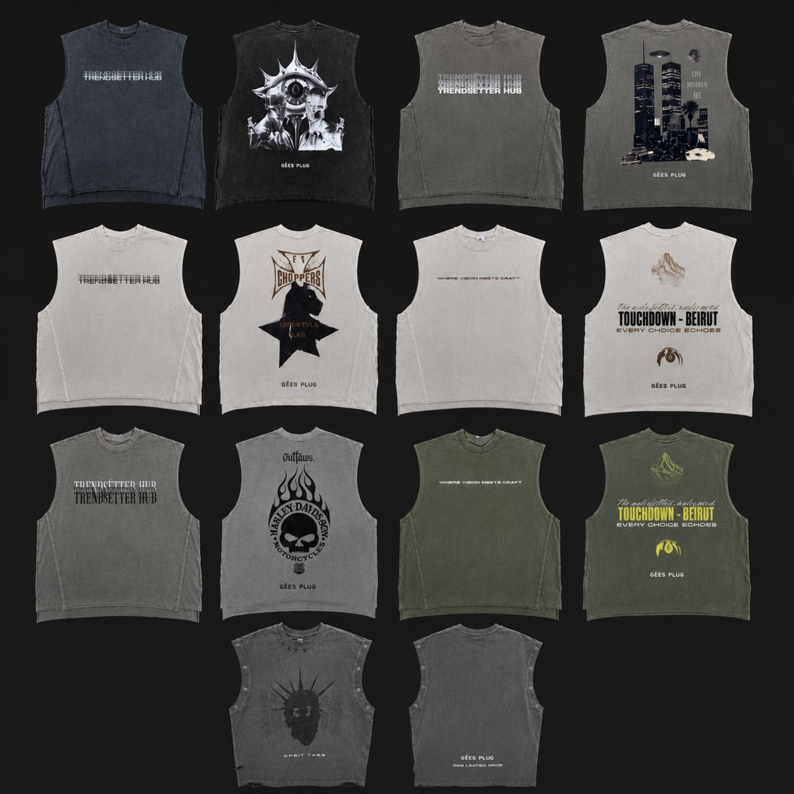 WASHED TANK TOPS
