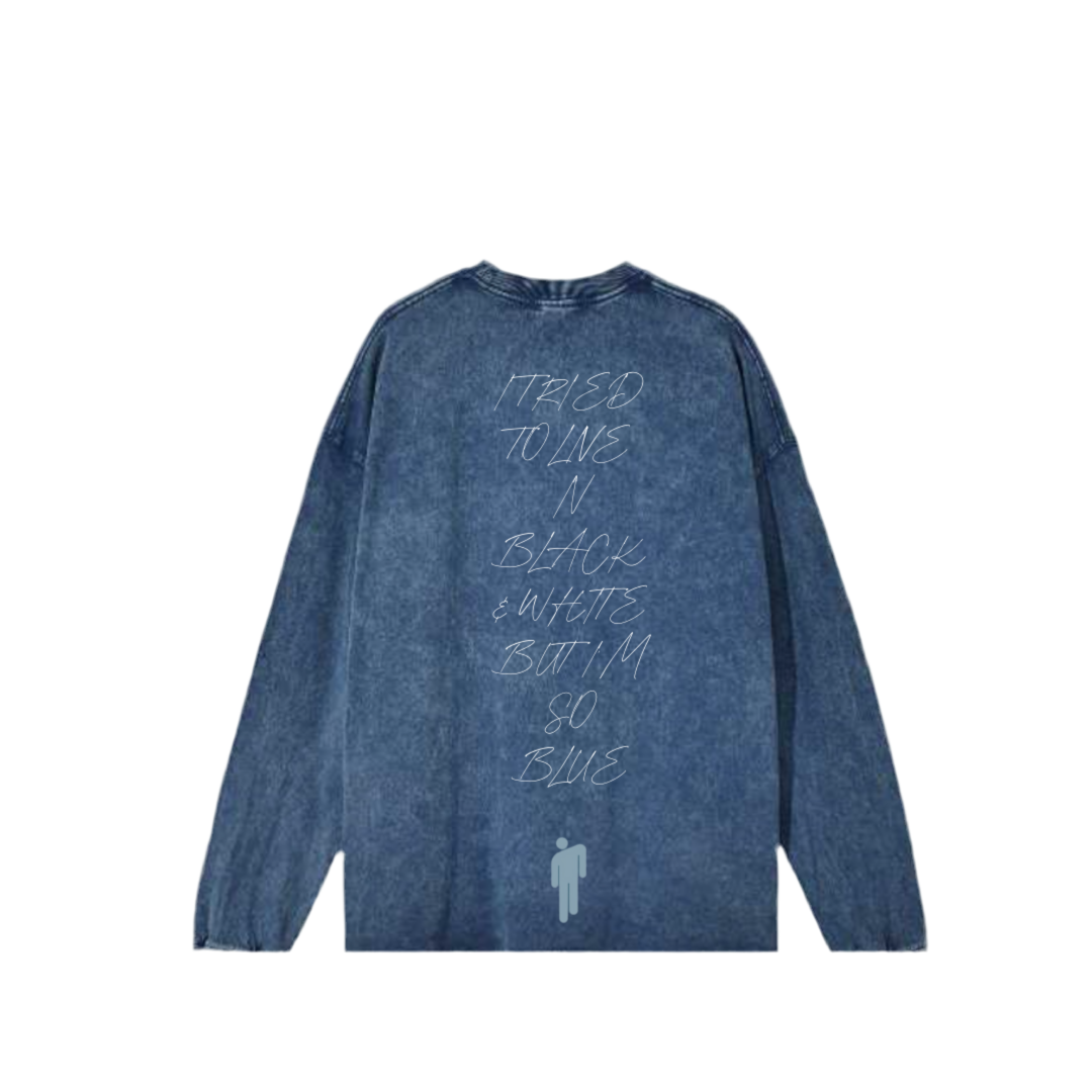 Billie Eilish’s Hit Me Hard & Soft Vintage Washed Long Sleeve Shirt