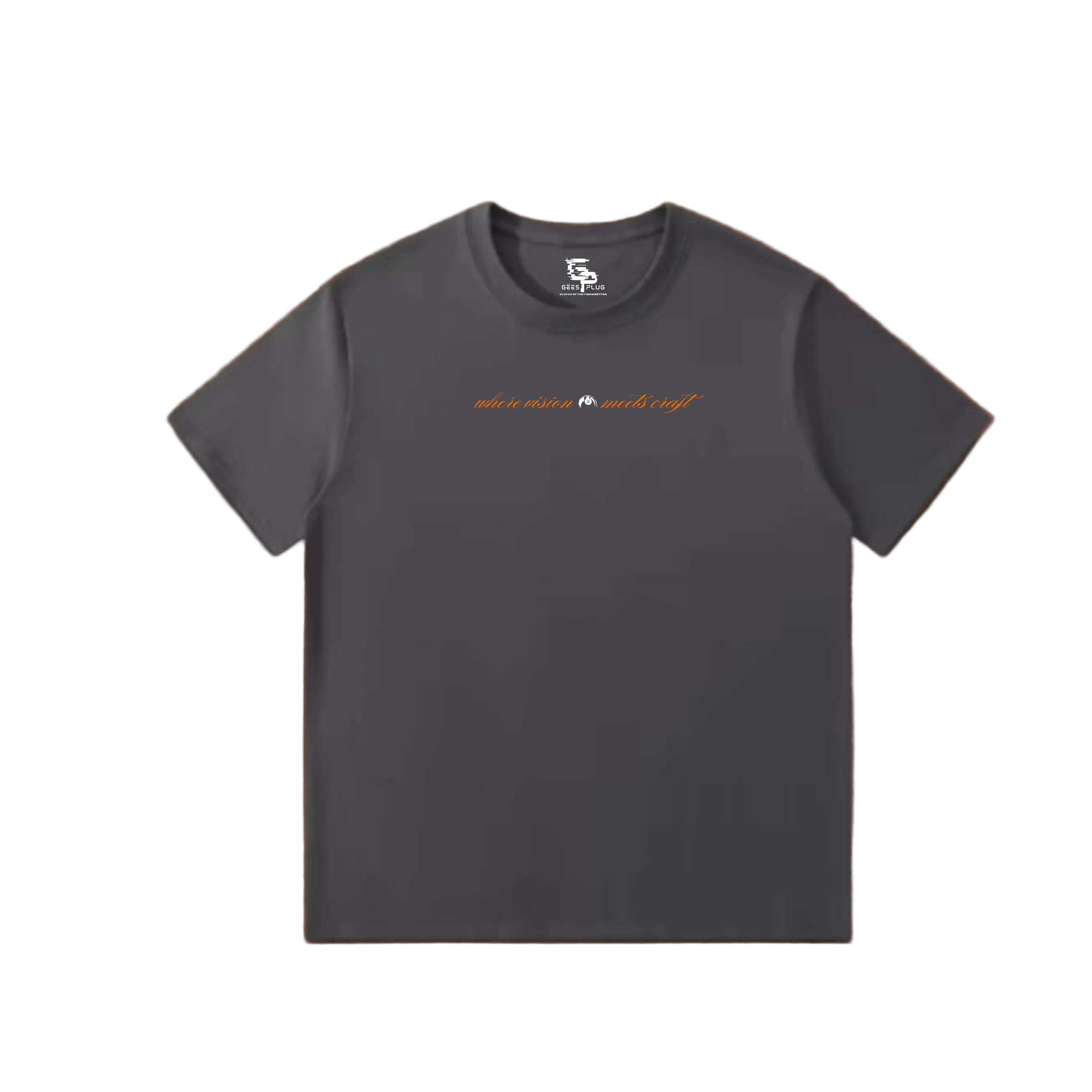 CHARCOAL GREY BASIC TEE