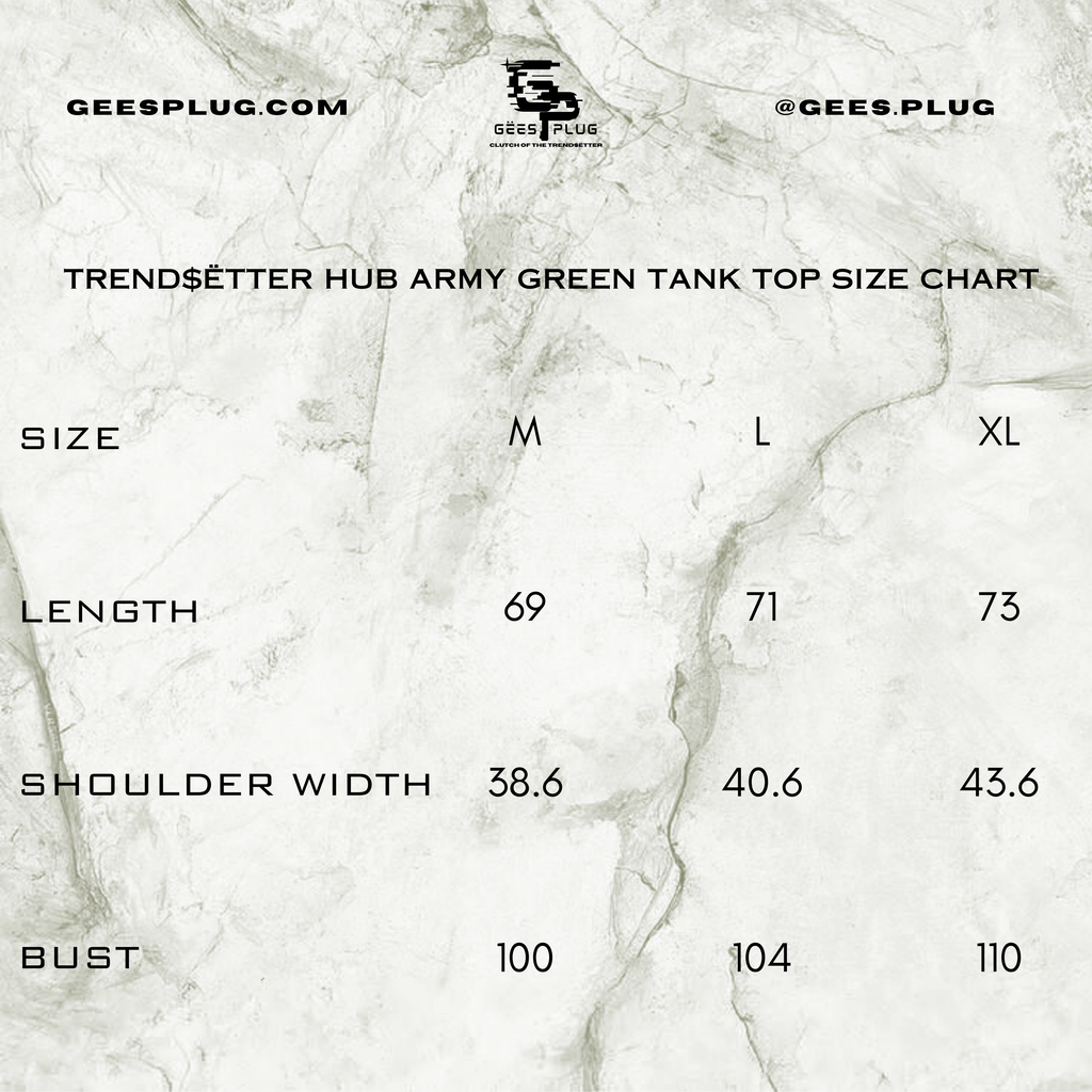 TREND$ËTTER HUB CHAINS ARMY GREEN WASHED TANK TOP