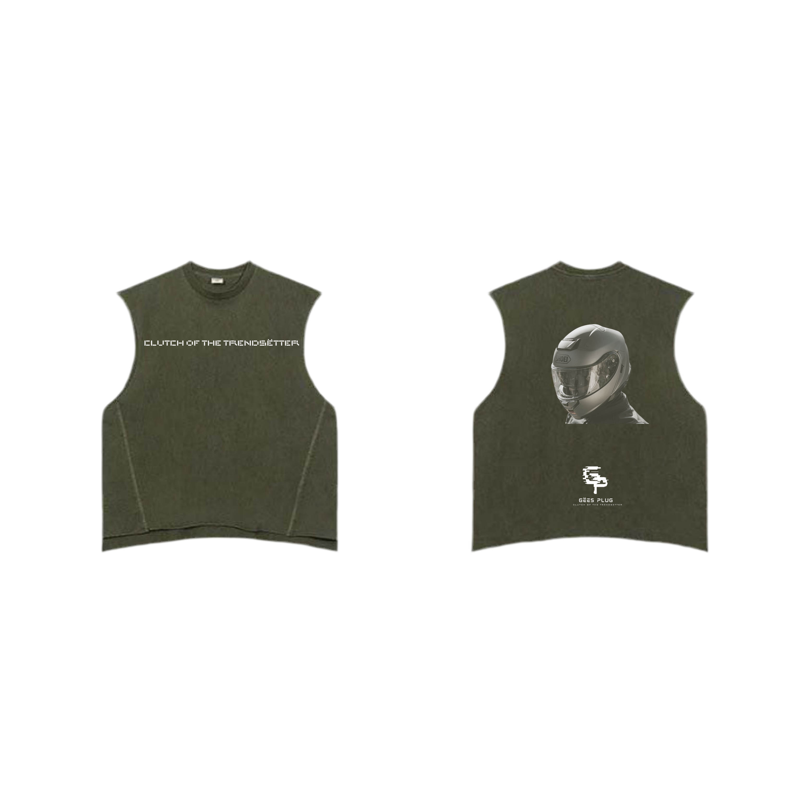 Clutch Of The Trendsëtter Army Green Rider Tank