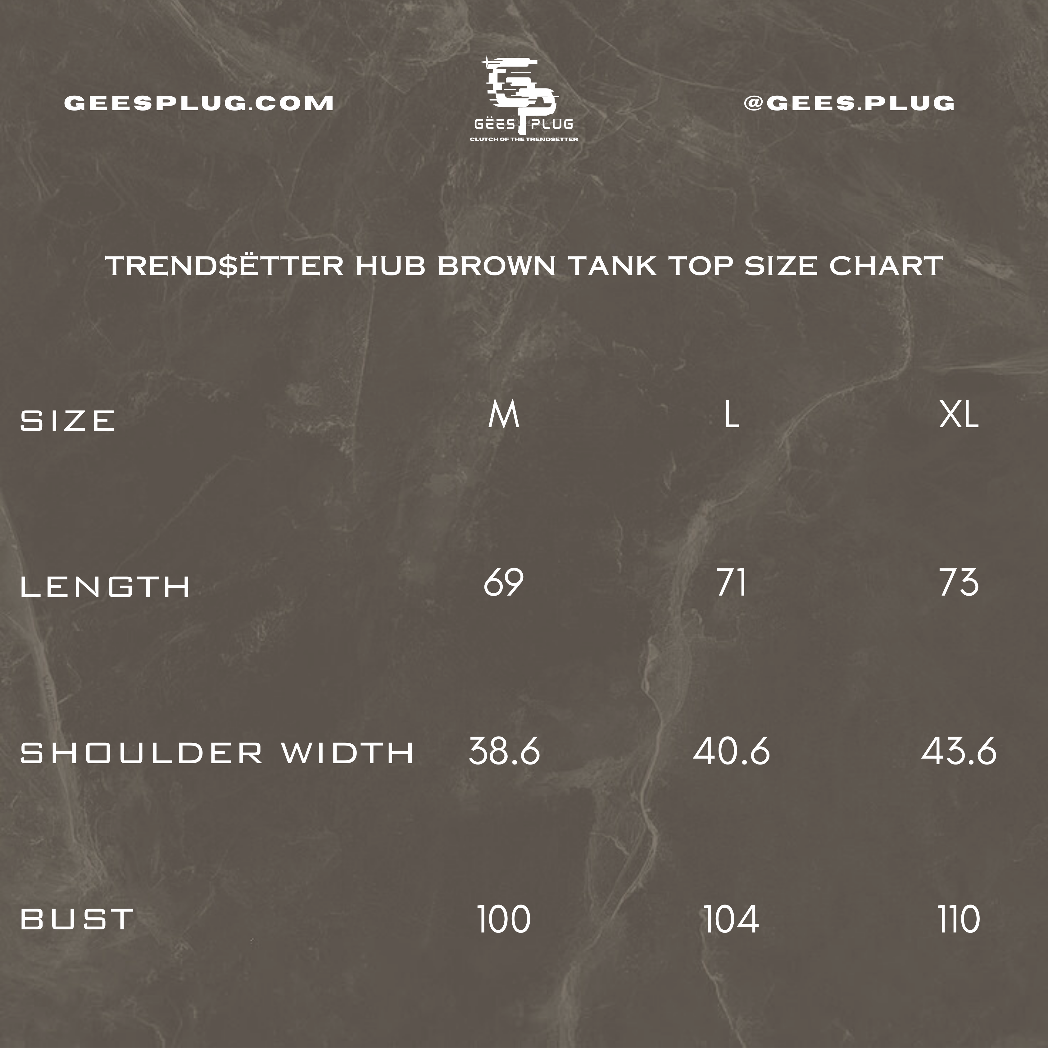 TREND$ËTTER HUB RETRO BROWN WASHED TANK TOP