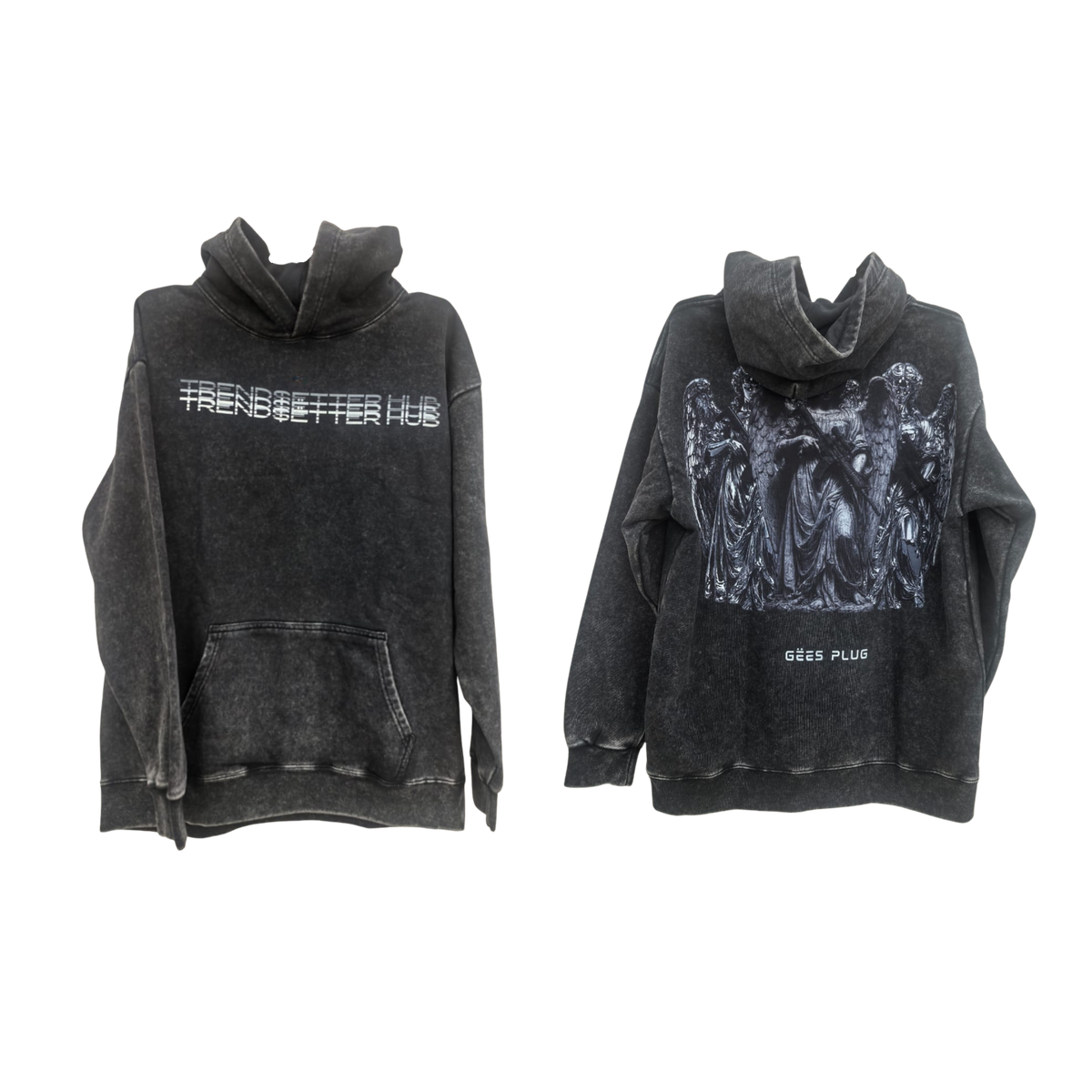 DISGUISED ANGEL TREND$ËTTER WASHED HOODIE
