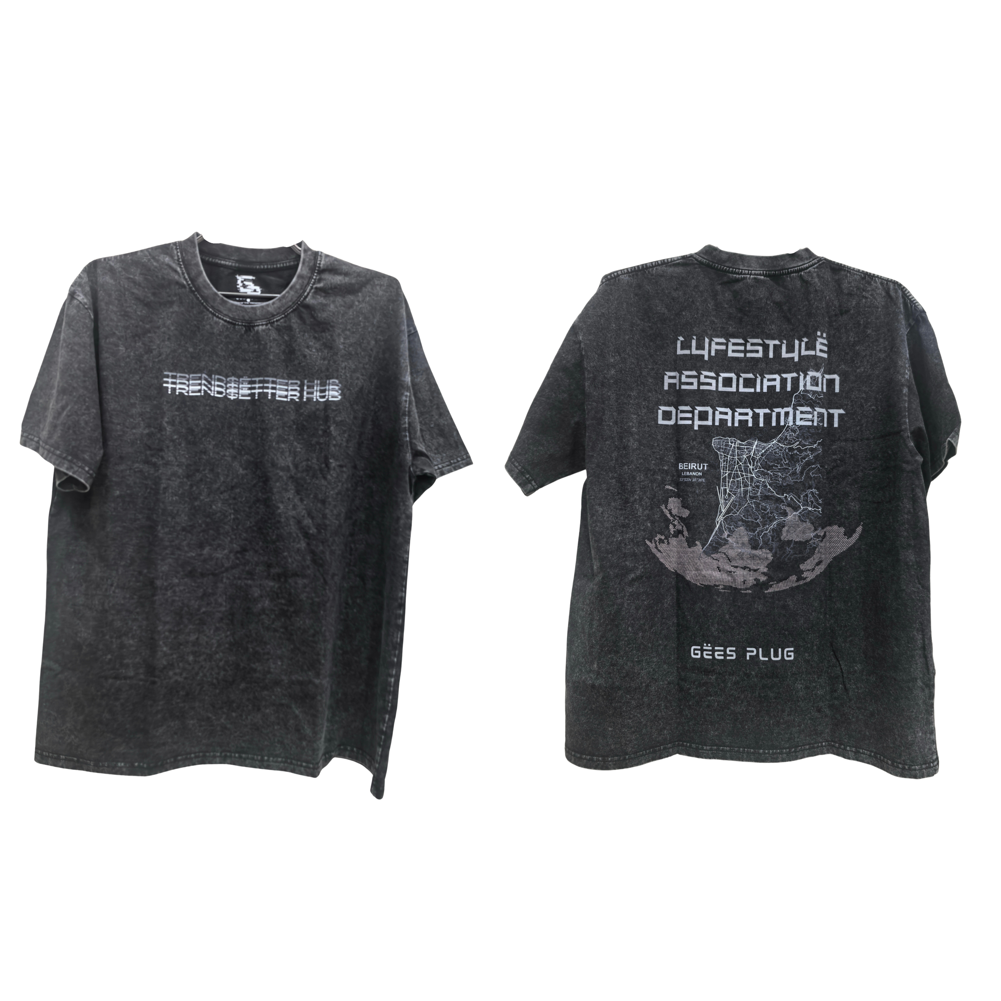 BEIRUT LAD WASHED BLACK TEE