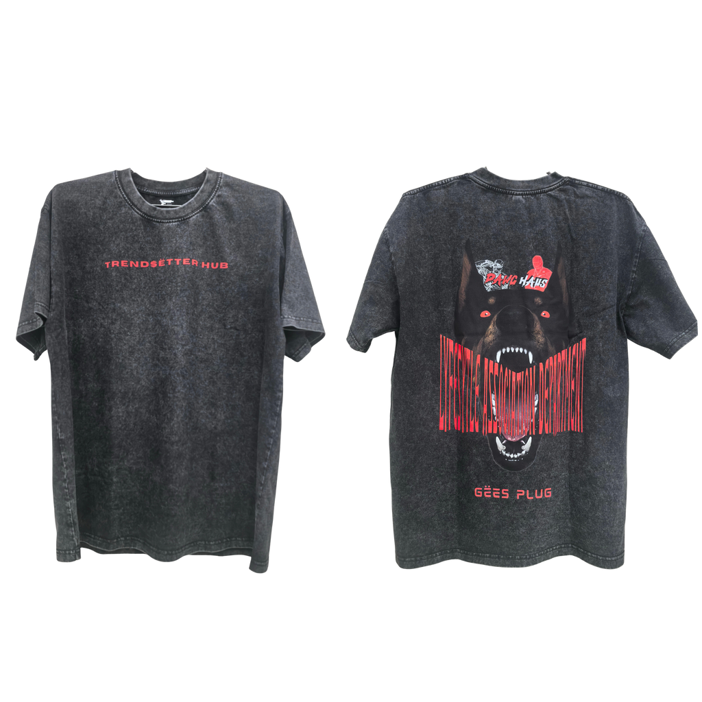DAWG HAUS WASHED BLACK TEE
