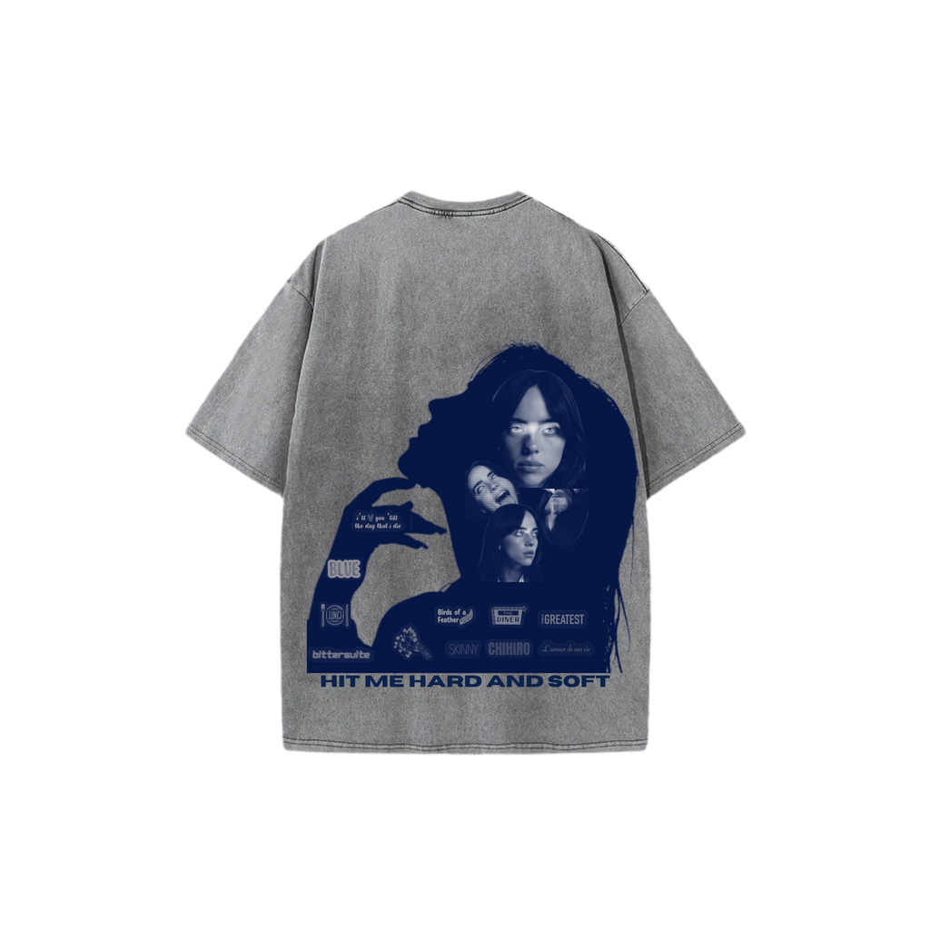Billie Eilish Blue Wildflower Tee