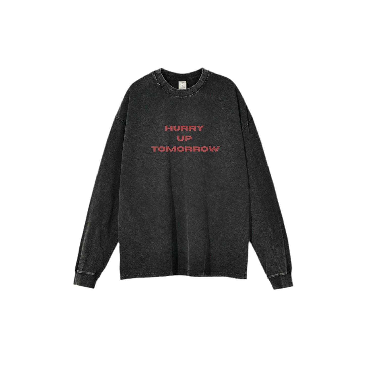 The Weeknd’s Hurry Up Tomorrow Vintage Washed Long Sleeve Shirt