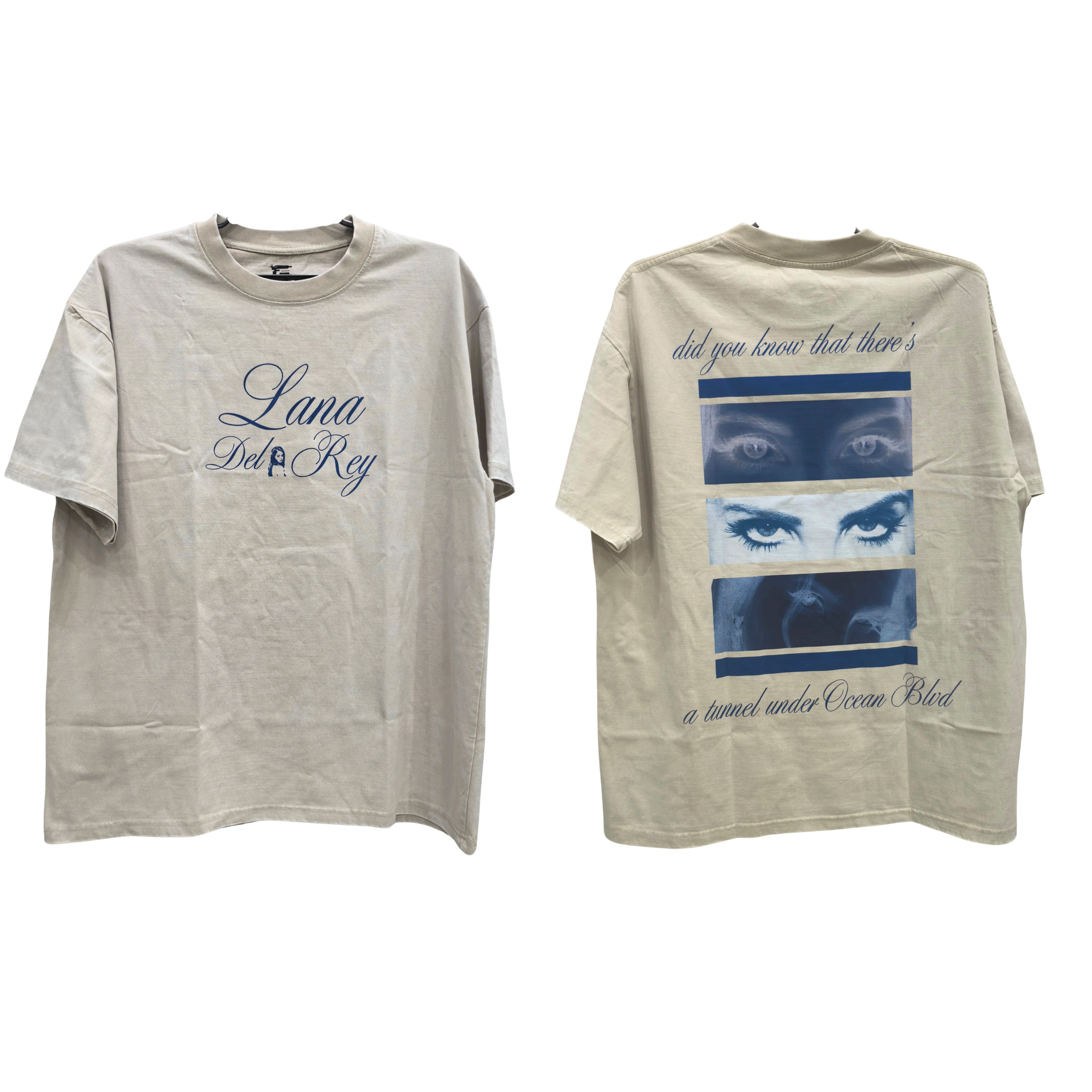 LANA DEL RELY DYKTTATUOB OFF-WHITE WASHED TEE