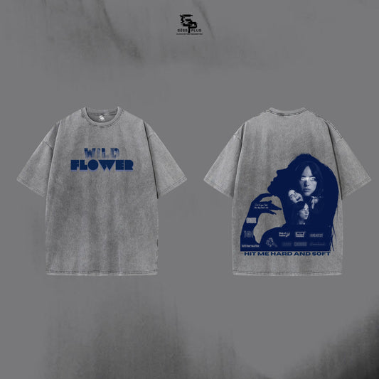 Billie Eilish Blue Wildflower Tee